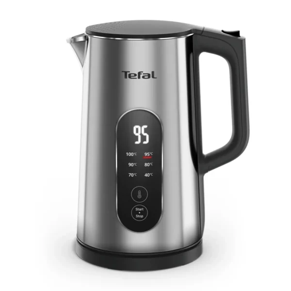 Tefal Selection KI871DE0 electric kettle 1.7 L 1500 W Black, Stainless steel