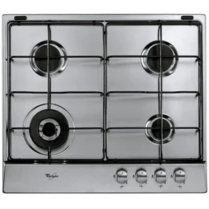 Whirlpool AKR324/IX hob Stainless steel Built-in Gas 4 zone(s)