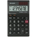Sharp EL-M700TWH calculator Pocket Basic Black
