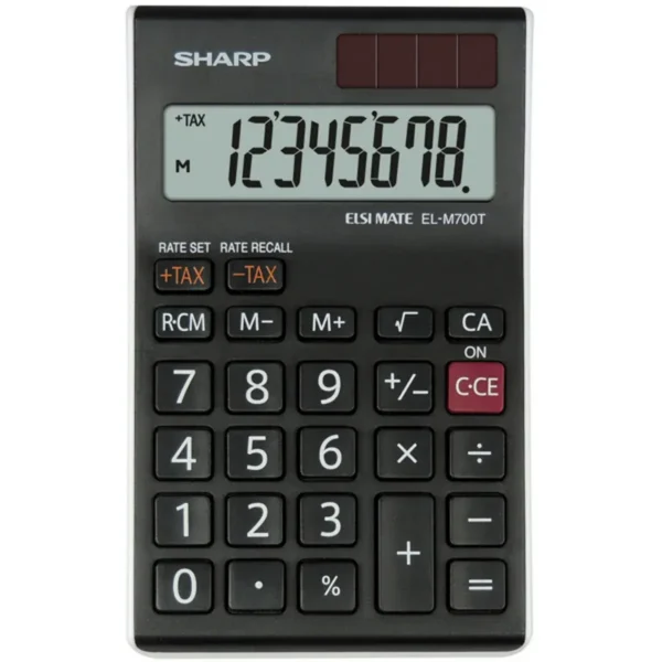 Sharp EL-M700TWH calculator Pocket Basic Black