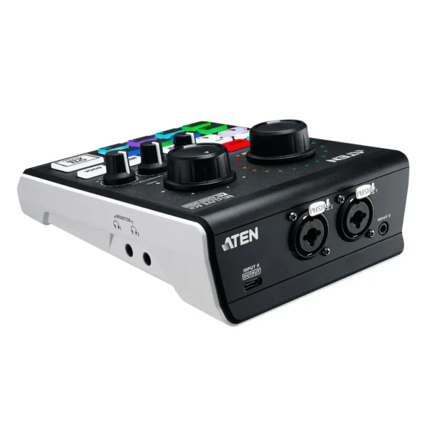 ATEN Podcast AI Audio Mixer | MicLIVE 6-CH