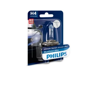 Philips BlueVision ultra car headlight bulb 12342BVUB1