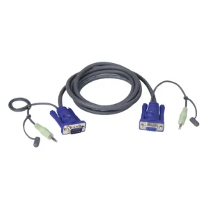 ATEN VGA / Audio Cable KVM cable Black 1.8 m