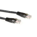 ACT Black 7 meter U/UTP CAT6 patch cable with RJ45 connectors