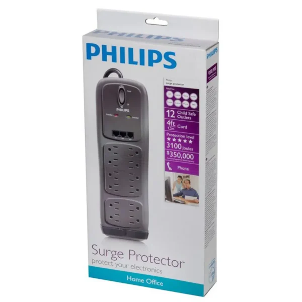 Philips Home Office Surge Protector SPP4121A/17