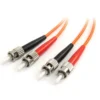 StarTech.com Fiber Optic Cable – Multimode Duplex 62.5/125 – LSZH – ST/ST – 1 m