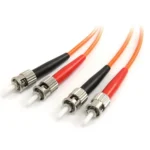 StarTech.com Fiber Optic Cable – Multimode Duplex 62.5/125 – LSZH – ST/ST – 1 m