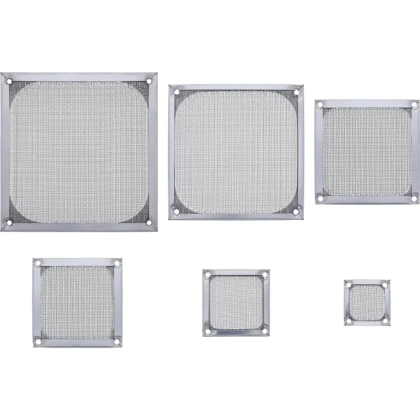 InLine Fan grid aluminium filter, 60x60mm