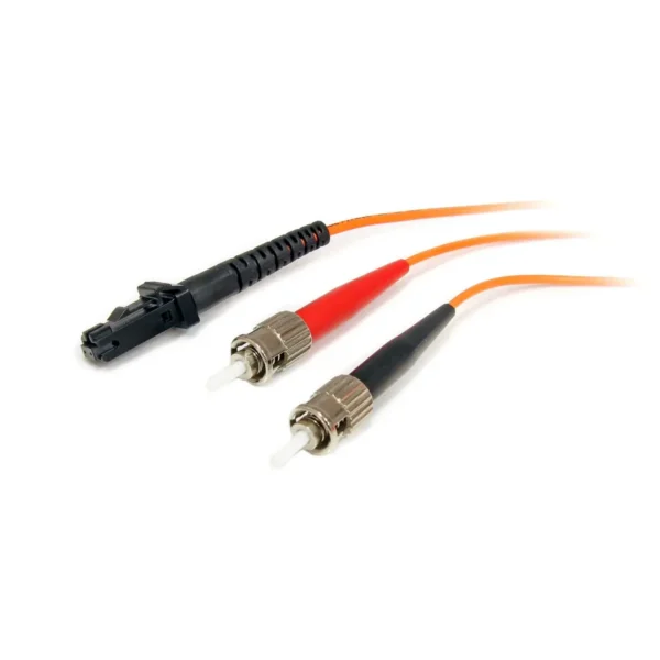 StarTech.com Fiber Optic Cable – Multimode Duplex 62.5/125 – LSZH – MTRJ/ST – 1 m