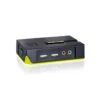 LevelOne 2-Port USB VGA KVM Switch, audio support
