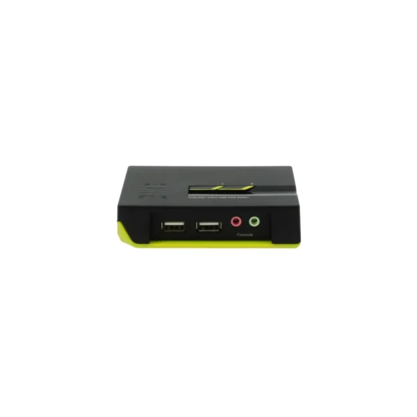 LevelOne 2-Port USB VGA KVM Switch, audio support