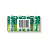 Philips LongLife R20LS4A D Zinc Carbon Battery