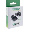 InLine Dust Covers for USB-A female, black, 50 pcs.