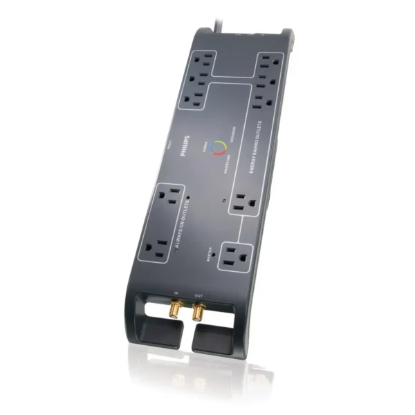 Philips SPP4105E/17 surge protector Black 10 AC outlet(s) 1.2 m