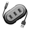 Trust 4 Port USB 2.0 Travel Hub Grey