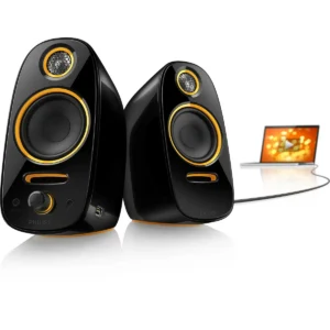 Philips SPA7210B/93 loudspeaker Black, Orange Wired 20 W