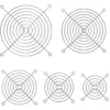 InLine Fan Grill Metal, black, 80x80mm