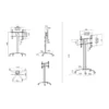 Multibrackets M Public Display Stand 145 HD Single Silver