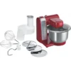 Bosch MUM48R1 food processor 600 W 3.9 L Red, Stainless steel, White