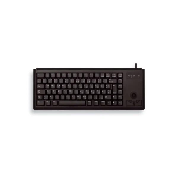 CHERRY G84-4400 TRACKBALL KEYBOARD Corded,PS2, Black, (QWERTY – UK)