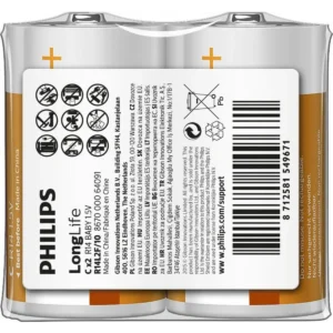 Philips LongLife Battery R14L2F/10