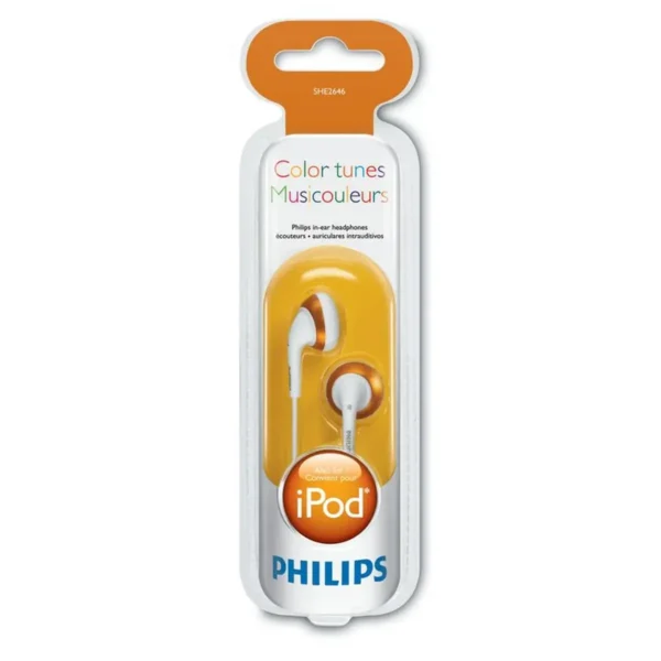 Philips SHE2646/27 headphones/headset Wired In-ear Orange, White