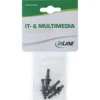 InLine fan decoupling, for fans of all sizes from 60 to 120mm, 4 pcs. Pack