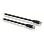 Philips SWV2156W RG6 50 ft Black Coaxial cable