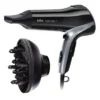 Braun HD 730 hair dryer 2200 W Black
