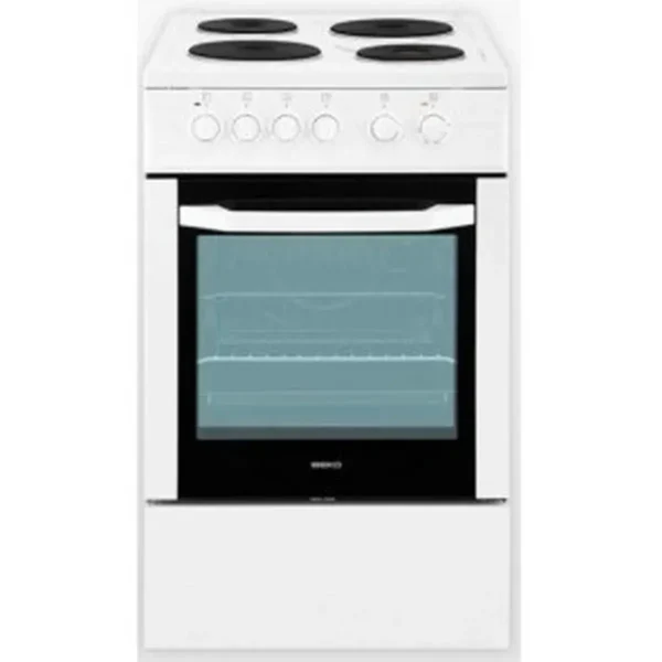 Beko CSS 56000 GW cooker Freestanding cooker Electric Gas White