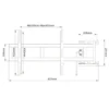 Multibrackets M Universal Swing Arm 180 Degrees Black