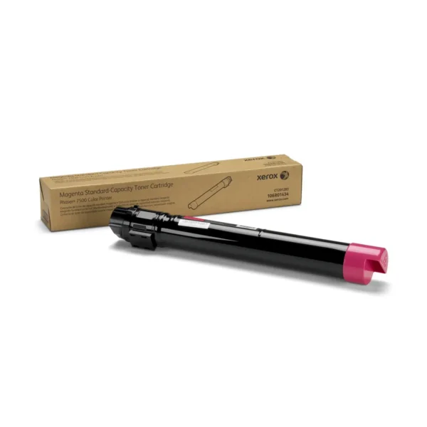 Xerox Genuine Phaser® 7500 Magenta Standard capacity Toner Cartridge (9600 Pages) – 106R01434
