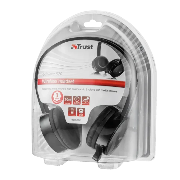 Trust eeWave S20 Headset Wireless Head-band Gaming Black