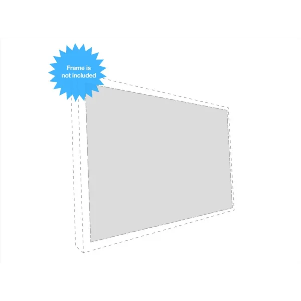 Multibrackets Extra Cloth, M Grey Plus, Gain 0,90 1:1, 112″