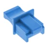 InLine Dust Cover for RJ45 female, blue, 100 pcs.