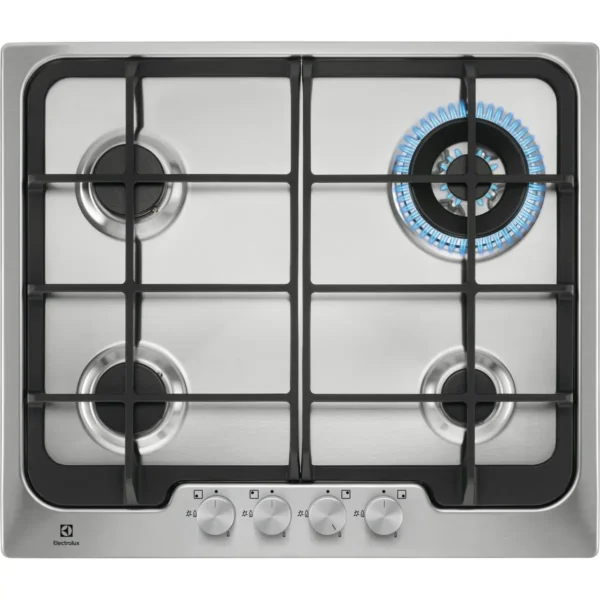 Electrolux PX640UOV Black, Stainless steel Built-in Gas 4 zone(s)