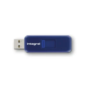 Integral 32GB USB2.0 DRIVE SLIDE BLUE