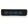 StarTech.com 4 Port Black SuperSpeed USB 3.0 Hub – 5Gbps