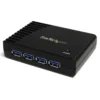 StarTech.com 4 Port Black SuperSpeed USB 3.0 Hub – 5Gbps