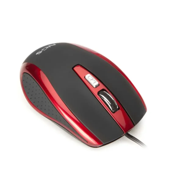 NGS Red tick mouse Office Right-hand USB Type-A Optical 800 DPI