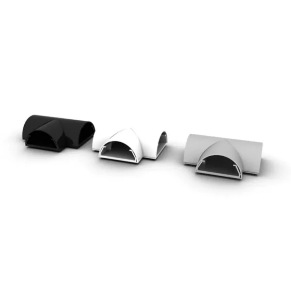 Multibrackets M Cable Cover T Joint 50mm Aluminum