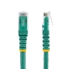 StarTech.com 5ft CAT6 Ethernet Cable – Green CAT 6 Gigabit Ethernet Wire -650MHz 100W PoE RJ45 UTP Molded Network/Patch Cord w/Strain Relief/Fluke Tested/Wiring is UL Certified/TIA