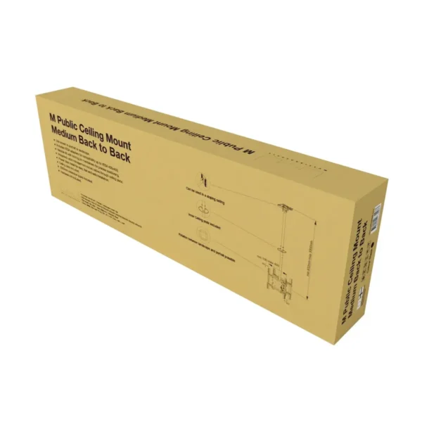 Multibrackets M Public Ceilingmount Medium Back to Back Black 3000