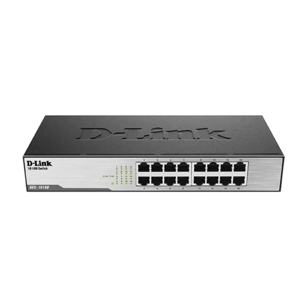 D-Link 16-Port Fast Ethernet Unmanaged Desktop Switch