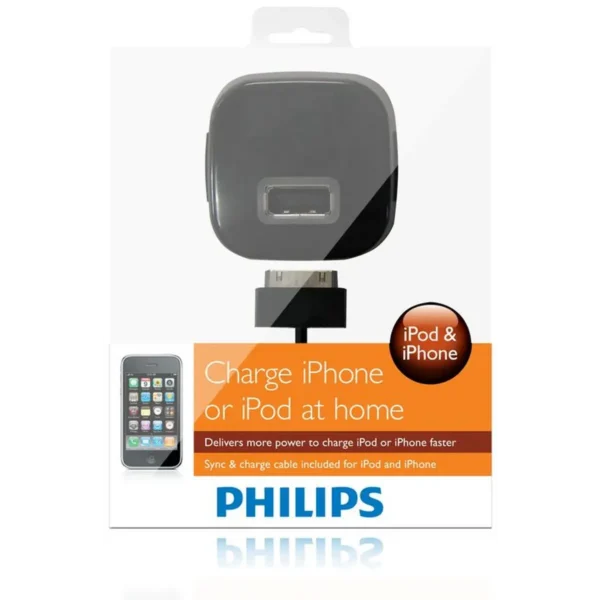 Philips DLM2235/17 mobile device charger MP3, MP4, Smartphone Black AC Indoor