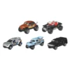 Matchbox 1:64 Scale Die-Cast Toy Cars or Trucks, Set of 5 (Styles May Vary)