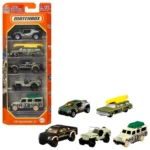 Matchbox 1:64 Scale Die-Cast Toy Cars or Trucks, Set of 5 (Styles May Vary)