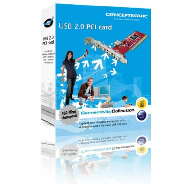 Conceptronic 5 Port USB 2.0 PCI Card