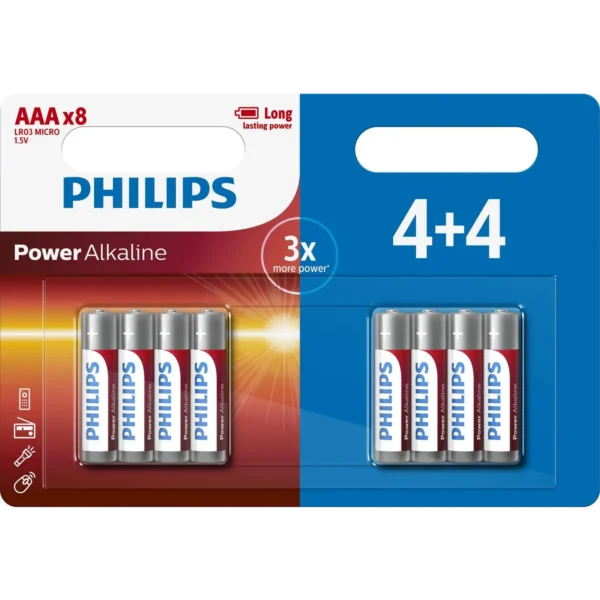 Philips Power Alkaline Battery LR03P8BP/10