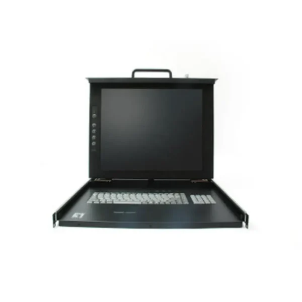 LevelOne 17″ LCD KVM Rack Console, German K/B